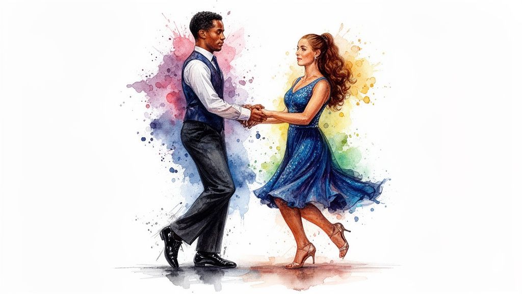 howtodancethehustleballroomdance