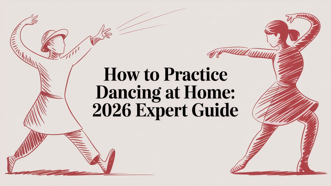 howtopracticedancingathomedanceillustration