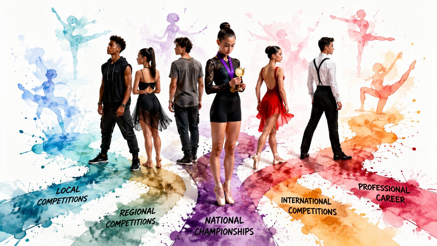 dancecompetitionlevelsdancerspathways